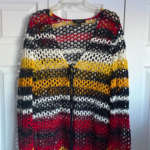 ORNATELY FRINGED CROCHETED SWEATER - Picture 2 of 12